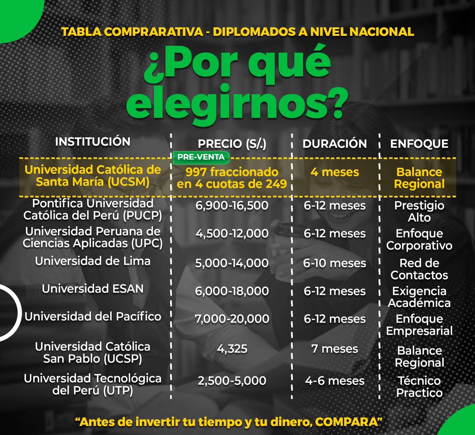 ¿Por qué elegirnos?